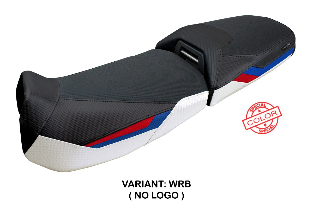 Rivestimento sella TPZ Ulma bianco-rosso-blu BMW R1300GS Adventure 2024-2025
