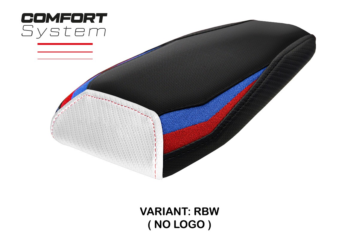 Rivestimento sella TPZ Riesa Comfort rosso-blu-bianco BMW M1000RR 2023-2025