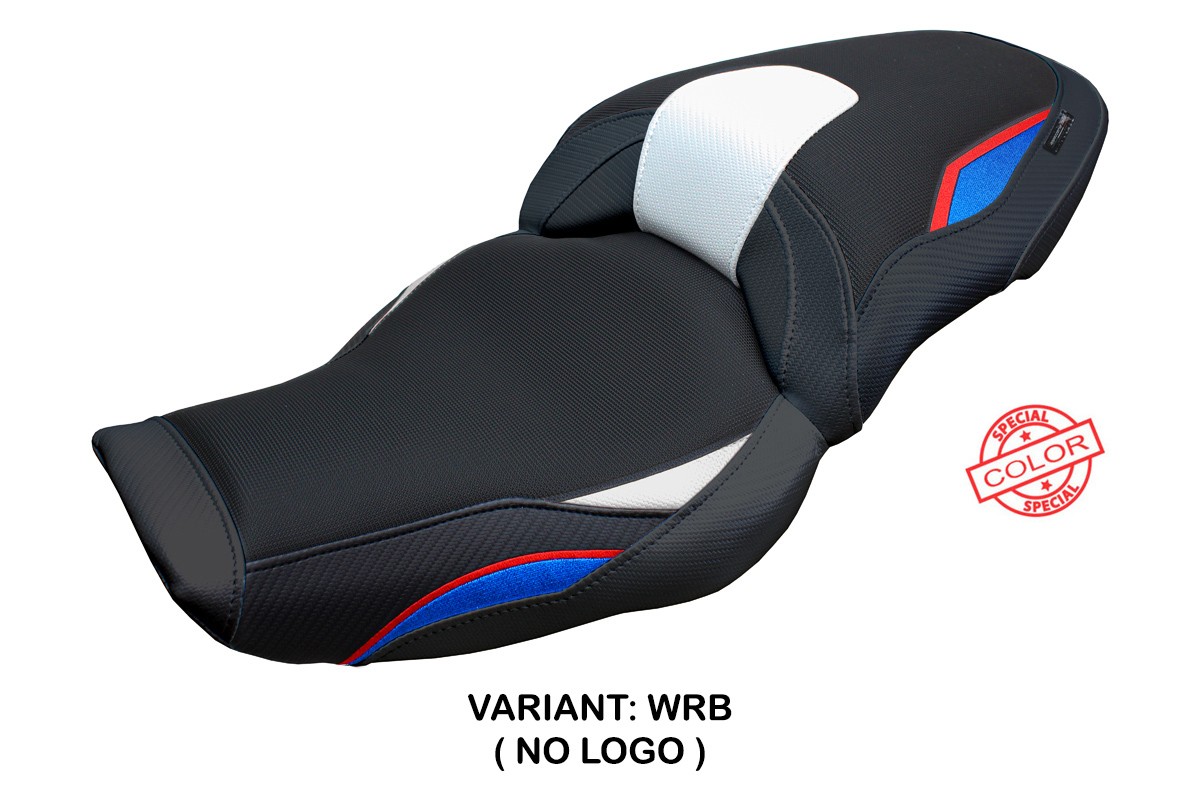 Rivestimento sella TPZ Graz bianco-rosso-blu BMW M1000XR 2024-2025