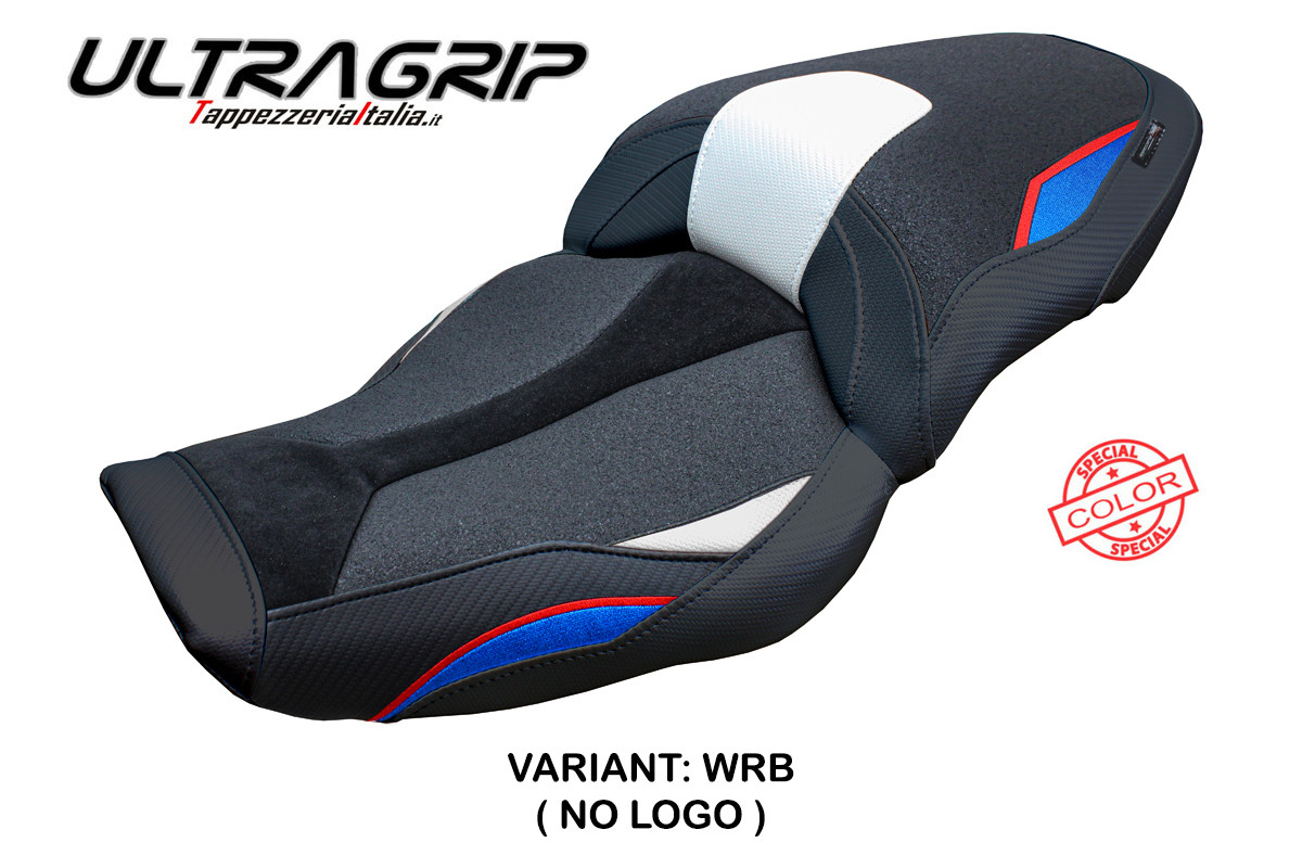 TPZ Graz Ultragrip white-red-blue Saddle covering BMW M1000XR 2024-2025