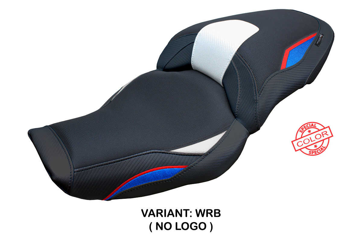 Rivestimento sella TPZ Linz bianco-rosso-blu BMW S1000XR 2024-2025