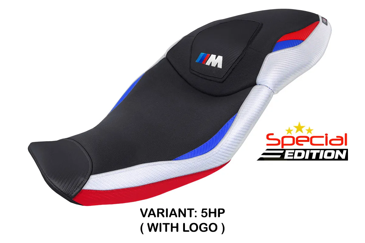 Rivestimento sella TPZ Dresden Logo blu-bianco-rosso BMW S1000XR M-sport 2020-2023