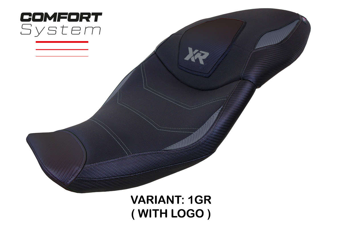 Rivestimento sella TPZ Dresden Comfort Logo grigio BMW S1000XR 2020-2023