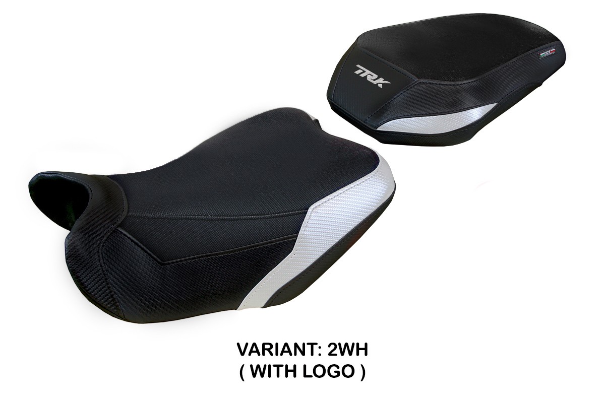 Rivestimento sella TPZ Taisha Logo bianco Benelli TRK702 2023-2025