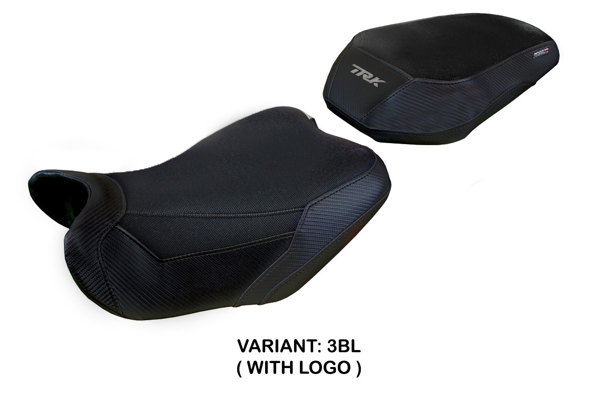 Rivestimento sella TPZ Taisha Logo nero Benelli TRK702 2023-2025