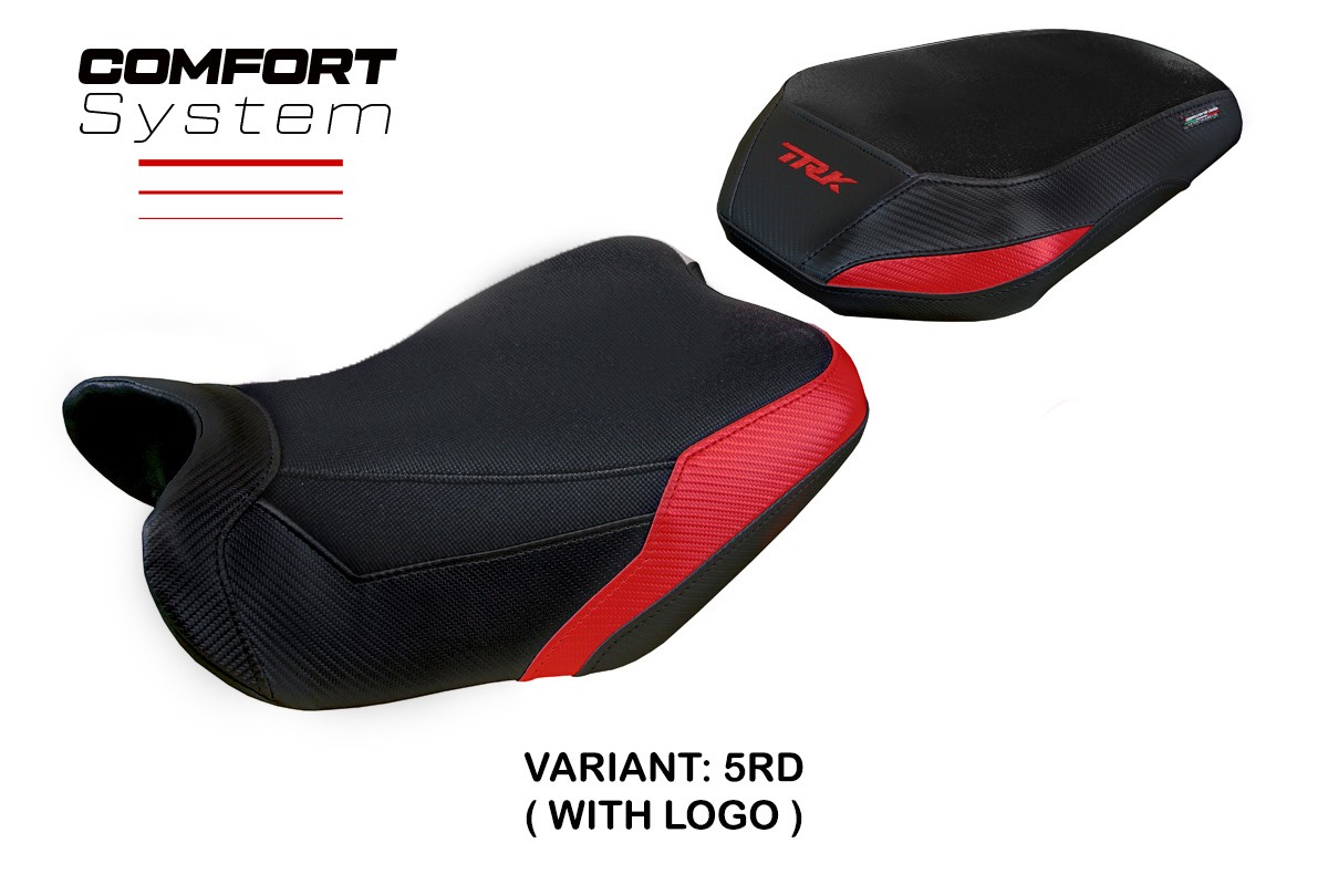 Rivestimento sella TPZ Taisha Comfort Logo rosso Benelli TRK702 2023-2025
