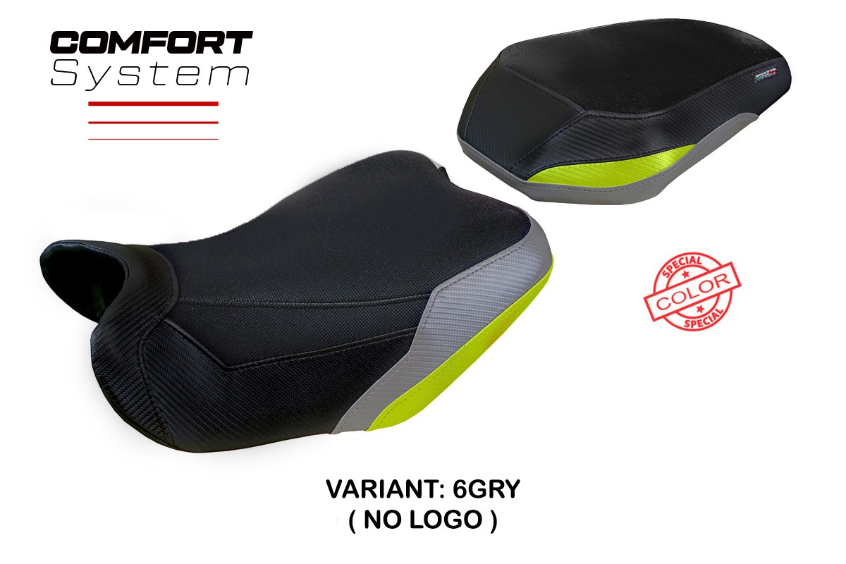 Rivestimento sella TPZ Taisha Comfort grigio-giallo Benelli TRK702 2023-2025