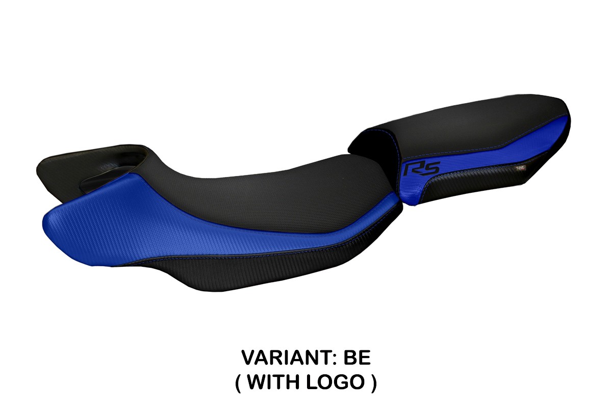 TPZ Aurelia Color RS blue Saddle covering Logo BMW R1200RS 2015-2019