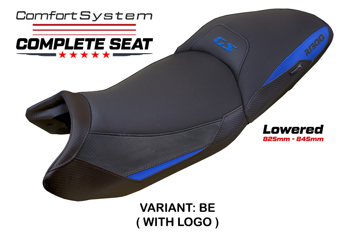 TPZ Lowered Dorfen Comfort blue Complete saddle Logo BMW R1300GS 2023-2025