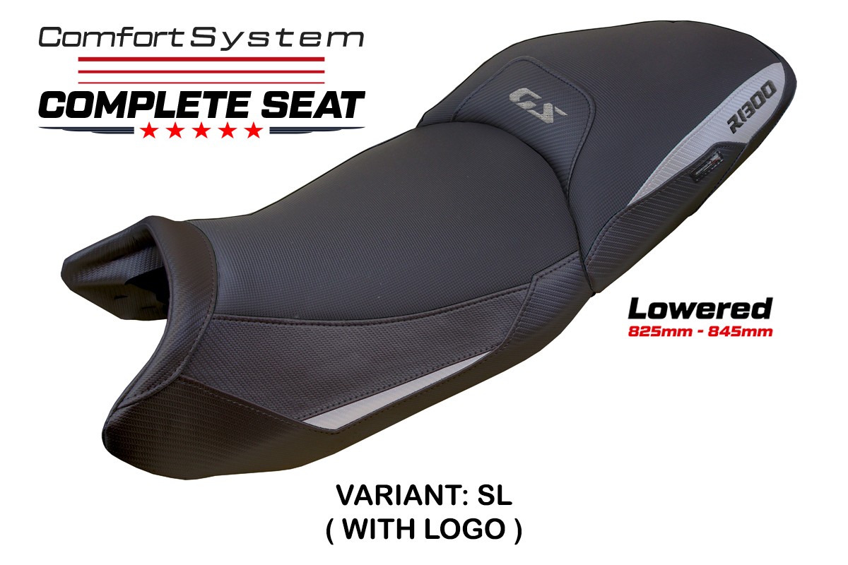 TPZ Lowered Dorfen Comfort silver Complete saddle Logo BMW R1300GS 2023-2025