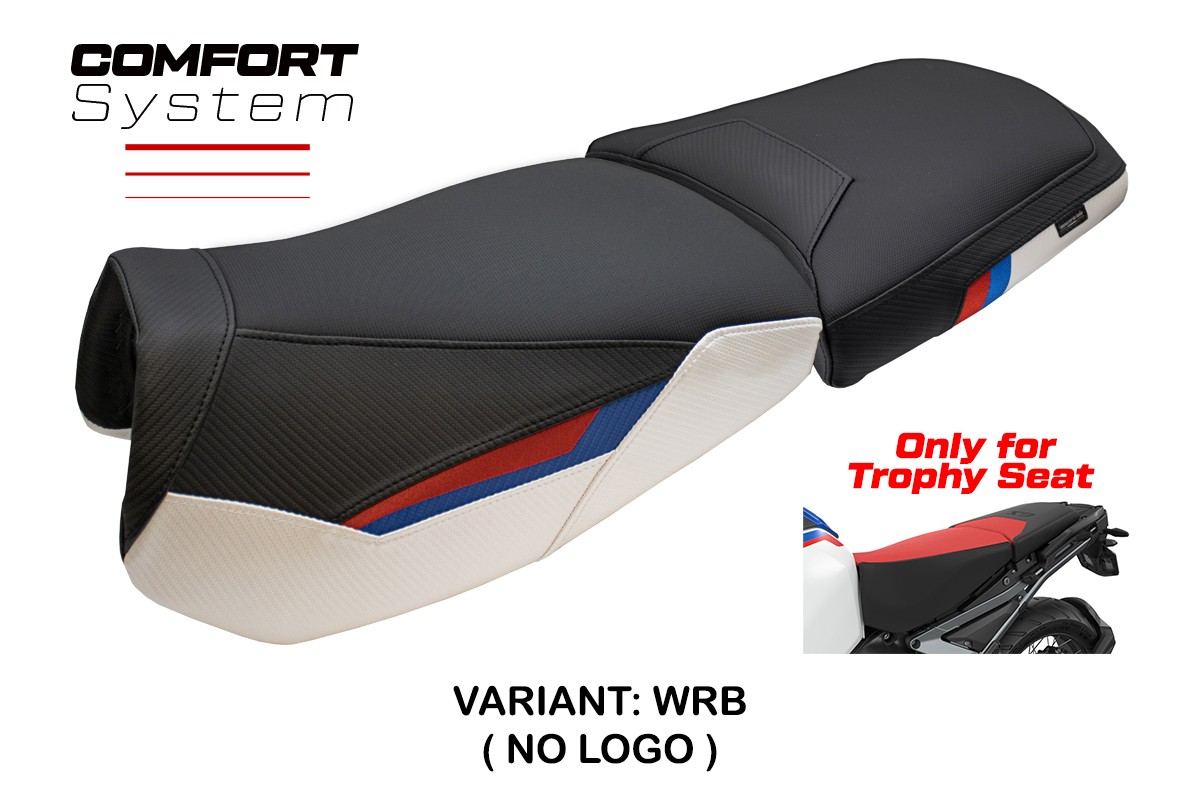 TPZ Bear Comfort white-red-blue Saddle covering BMW R1300GS Adventure Trophy 2024-2025