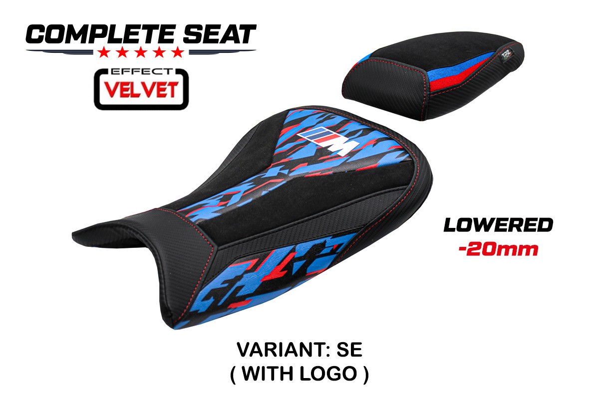 TPZ Lowered Varel Velvet Special Edition special edition Complete saddle Logo BMW S1000RR 2019-2025