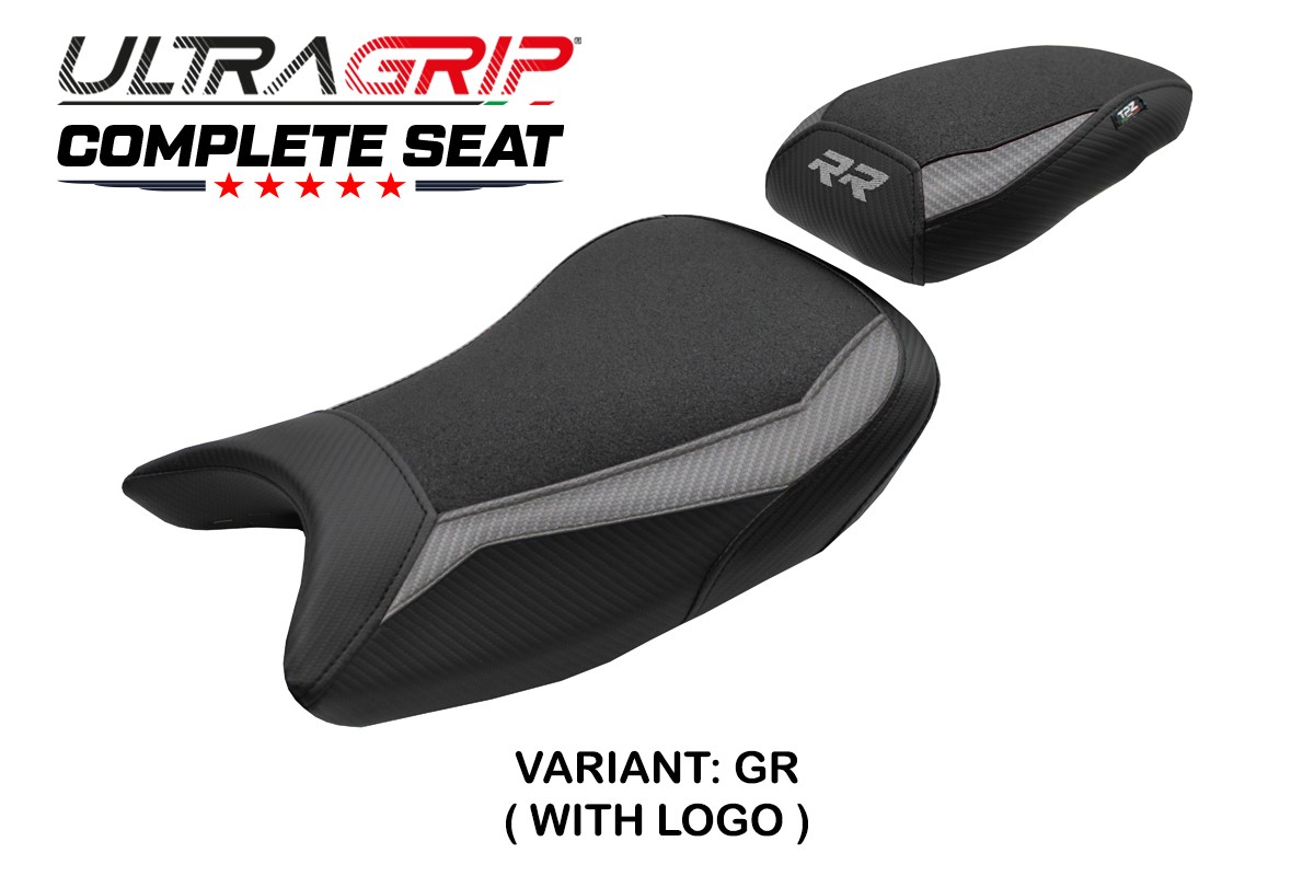 TPZ Varel grey Complete saddle Logo BMW S1000RR 2019-2025