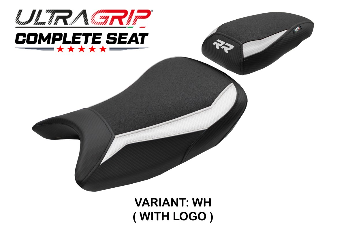 TPZ Varel white Complete saddle Logo BMW S1000RR 2019-2025