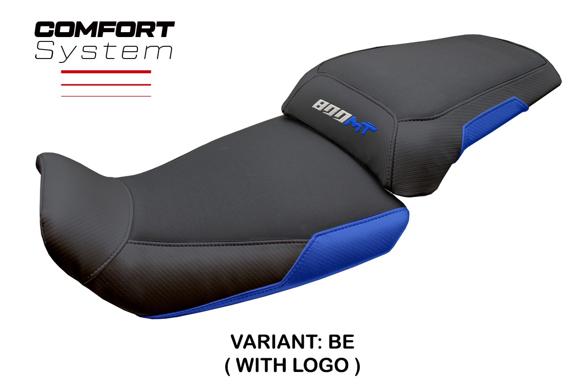 Rivestimento sella TPZ Fira Comfort Logo blu CFmoto 800MT 2022-2025