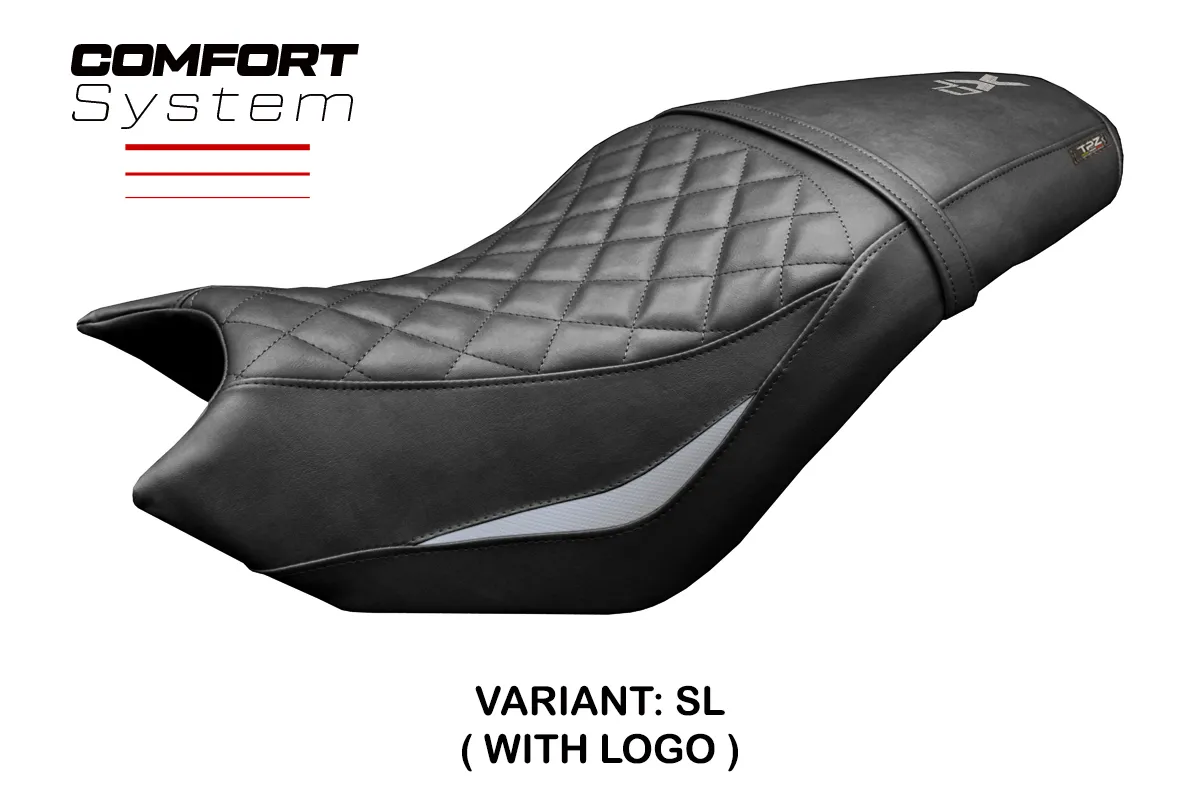 Rivestimento sella TPZ Bafia Comfort Logo argento CFmoto 700CL-X ADV/Heritage 2021-2025
