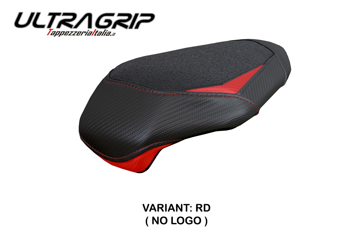 TPZ Alcara Pass Ultragrip red Saddle covering Ducati Streetfighter V4 2025