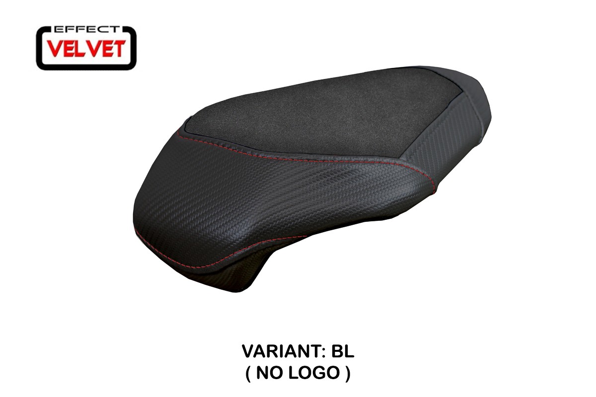 TPZ Alcara Pass Velvet black Saddle covering Ducati Streetfighter V4 2025