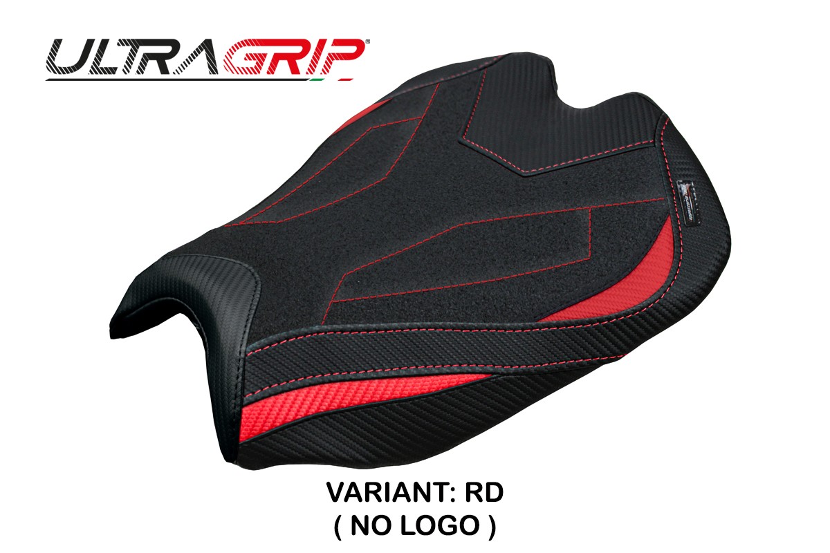 TPZ Alcara Ultragrip red Saddle covering Ducati Streetfighter V4 2025