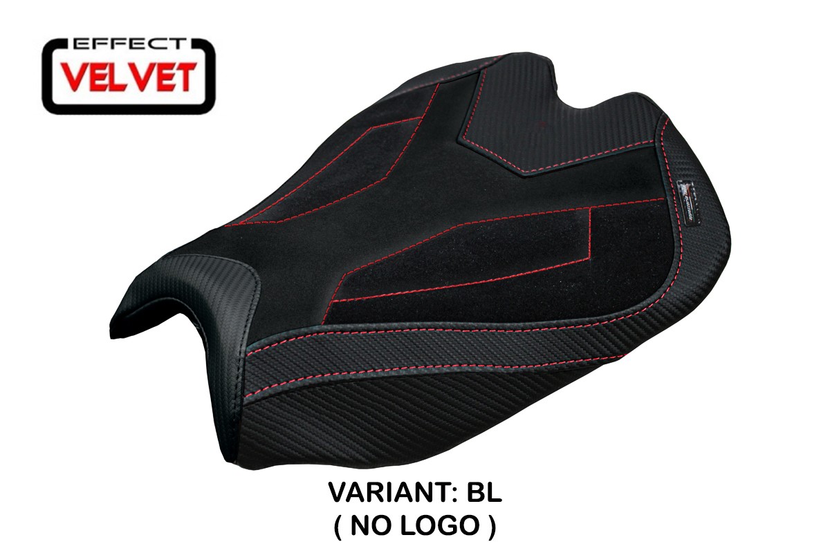 TPZ Alcara Velvet black Saddle covering Ducati Streetfighter V4 2025