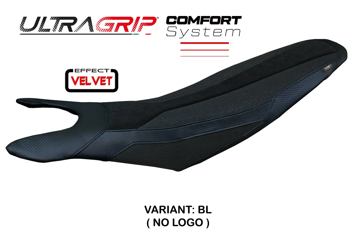 TPZ Cairoli Velvet Comfort Ultragrip black Saddle covering Ducati Hypermotard 698 Mono 2024-2025