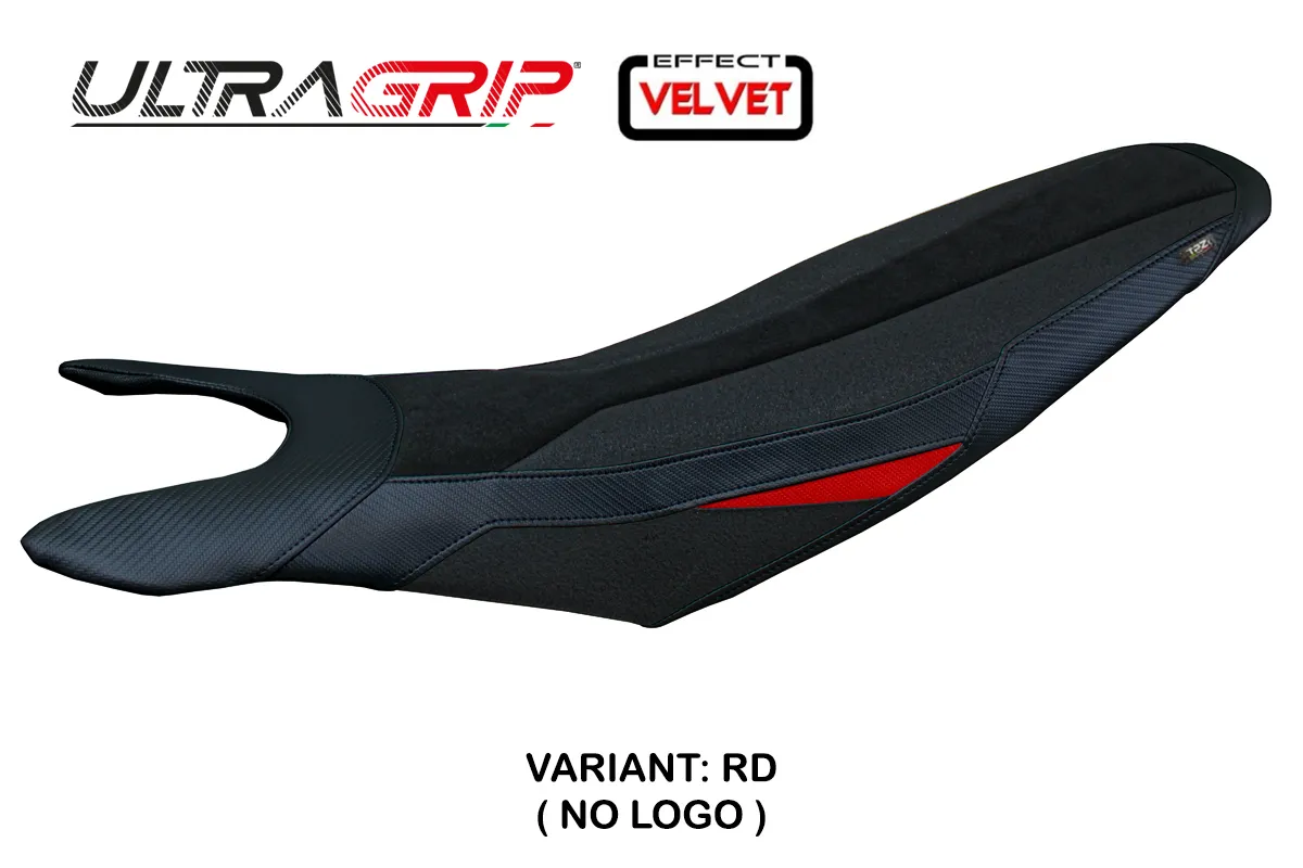 TPZ Cairoli Velvet Ultragrip red Saddle covering Ducati Hypermotard 698 Mono 2024-2025