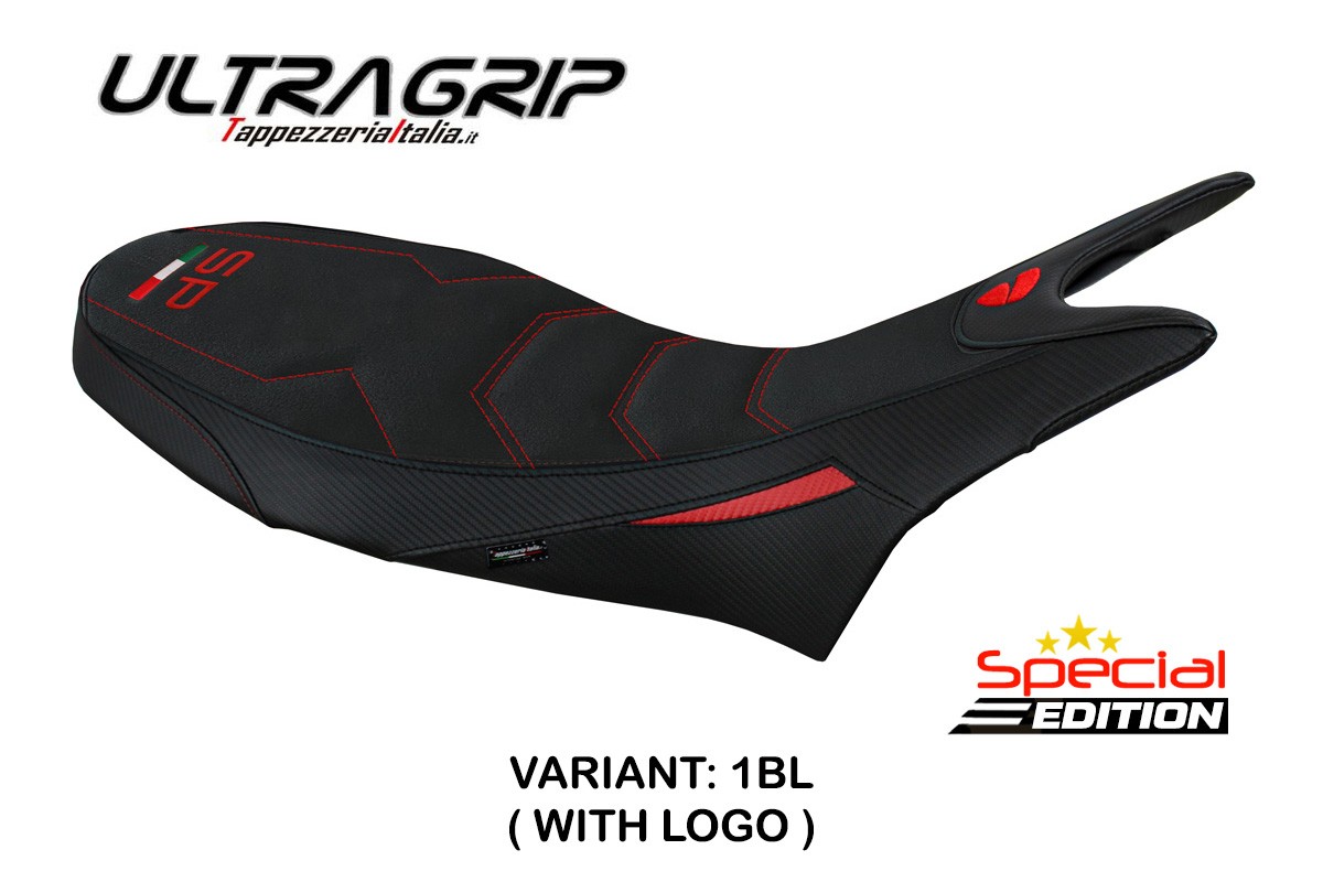 Rivestimento sella TPZ Jamazz Ultragrip Logo nero Ducati Hypermotard 950 2019-2025