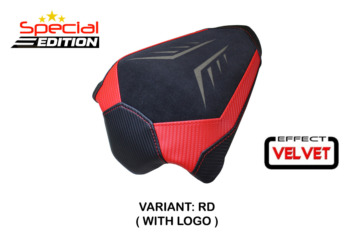 Rivestimento sella TPZ Special Edition Velvet Logo rosso Ducati Panigale V4 2018-2024