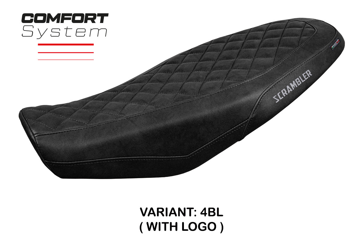 Rivestimento sella TPZ Venice Comfort Logo nero Ducati Scrambler 800 2023-2025