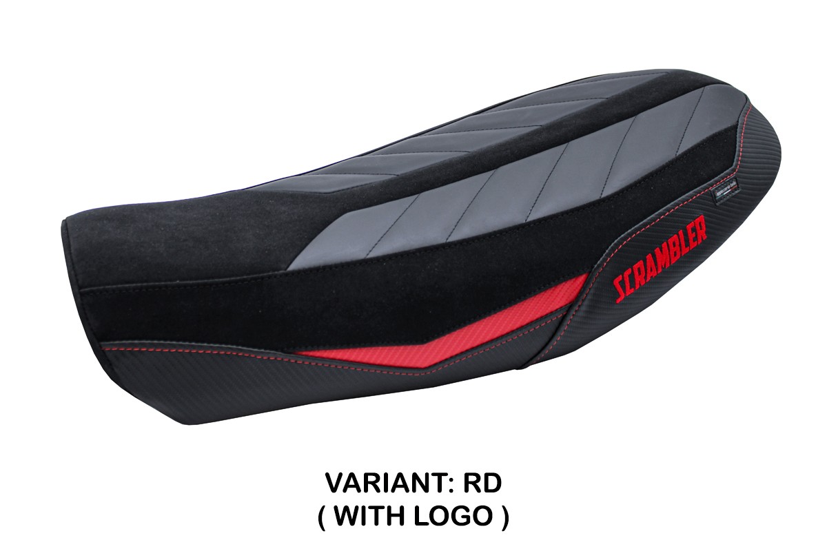 Rivestimento sella TPZ Vanguard Logo rosso Ducati Scrambler Nightshift 2021-2022