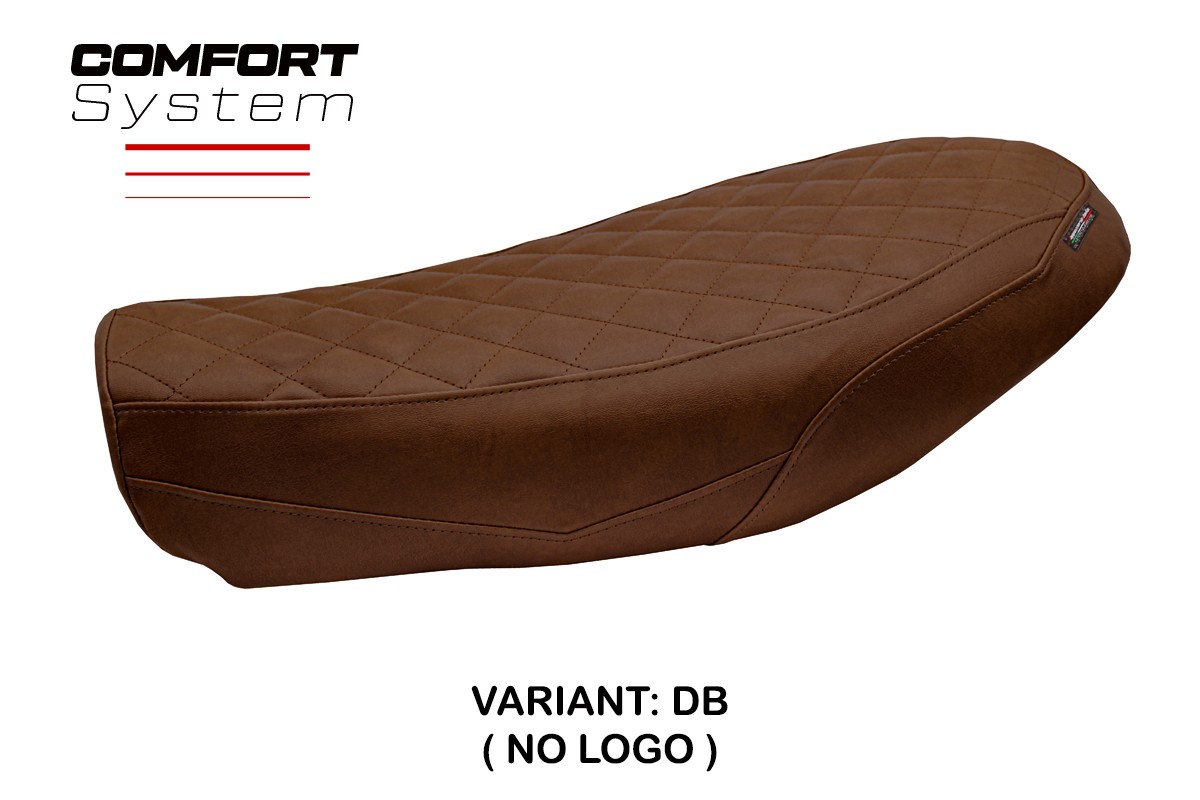 TPZ Antigua Comfort dark brown Saddle covering Ducati Scrambler Urban Motard 2022-2024