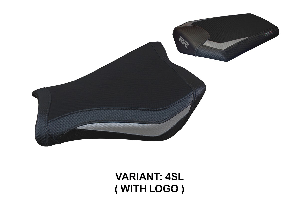 Rivestimento sella TPZ Janela Logo argento Honda CBR1000RR 2008-2011