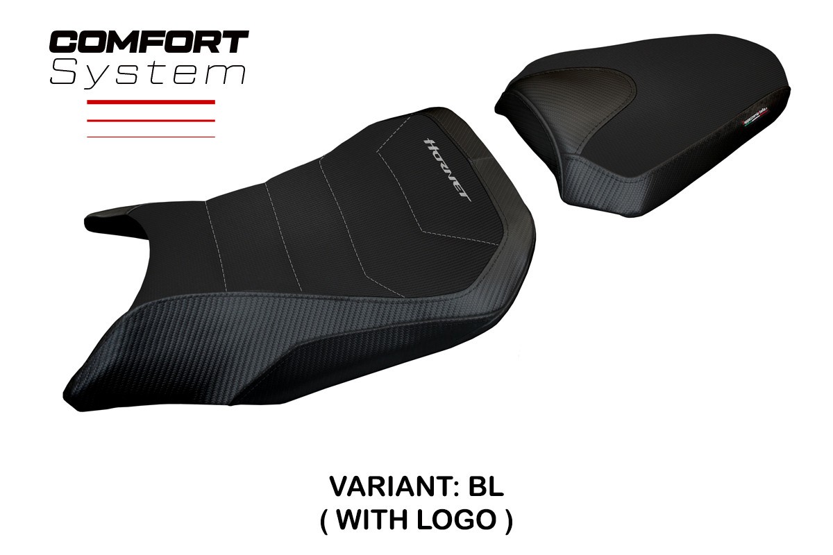 Rivestimento sella TPZ Tomori Comfort Logo nero Honda CB500 Hornet 2024-2025