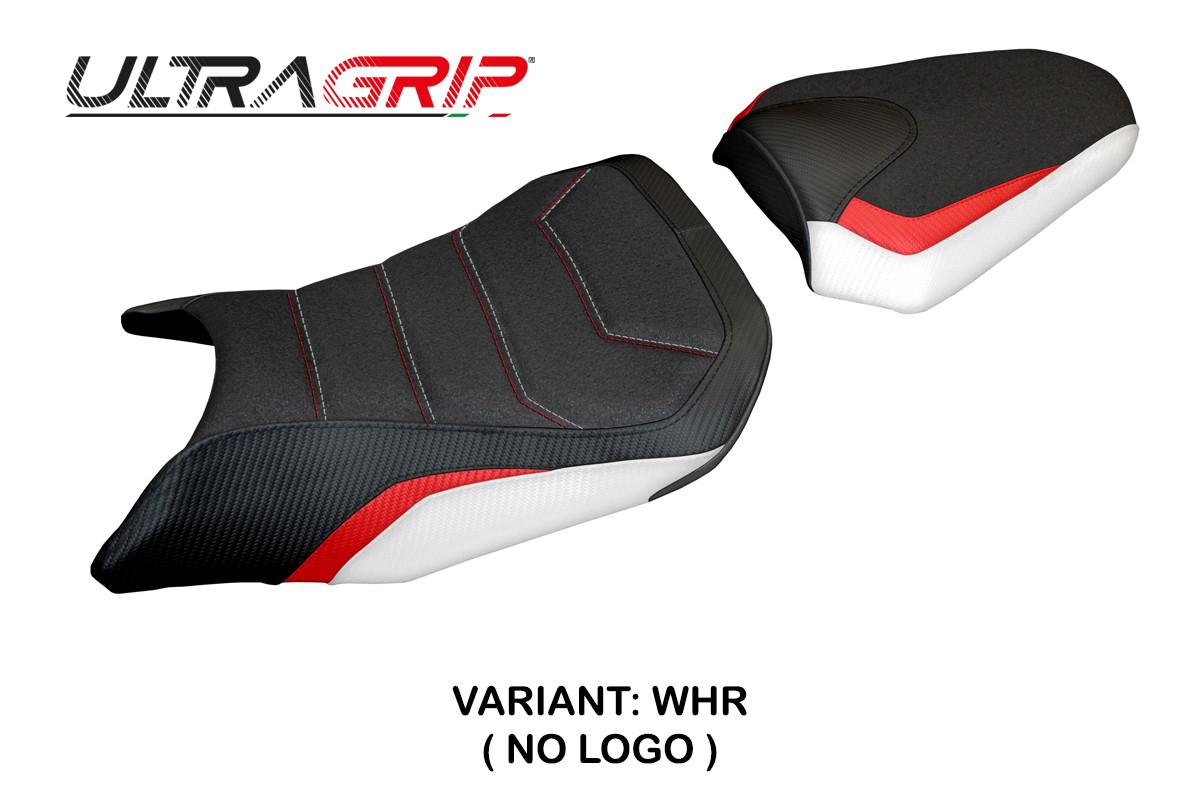 Rivestimento sella TPZ Tomori Ultragrip bianco-rosso Honda CB500 Hornet 2024-2025
