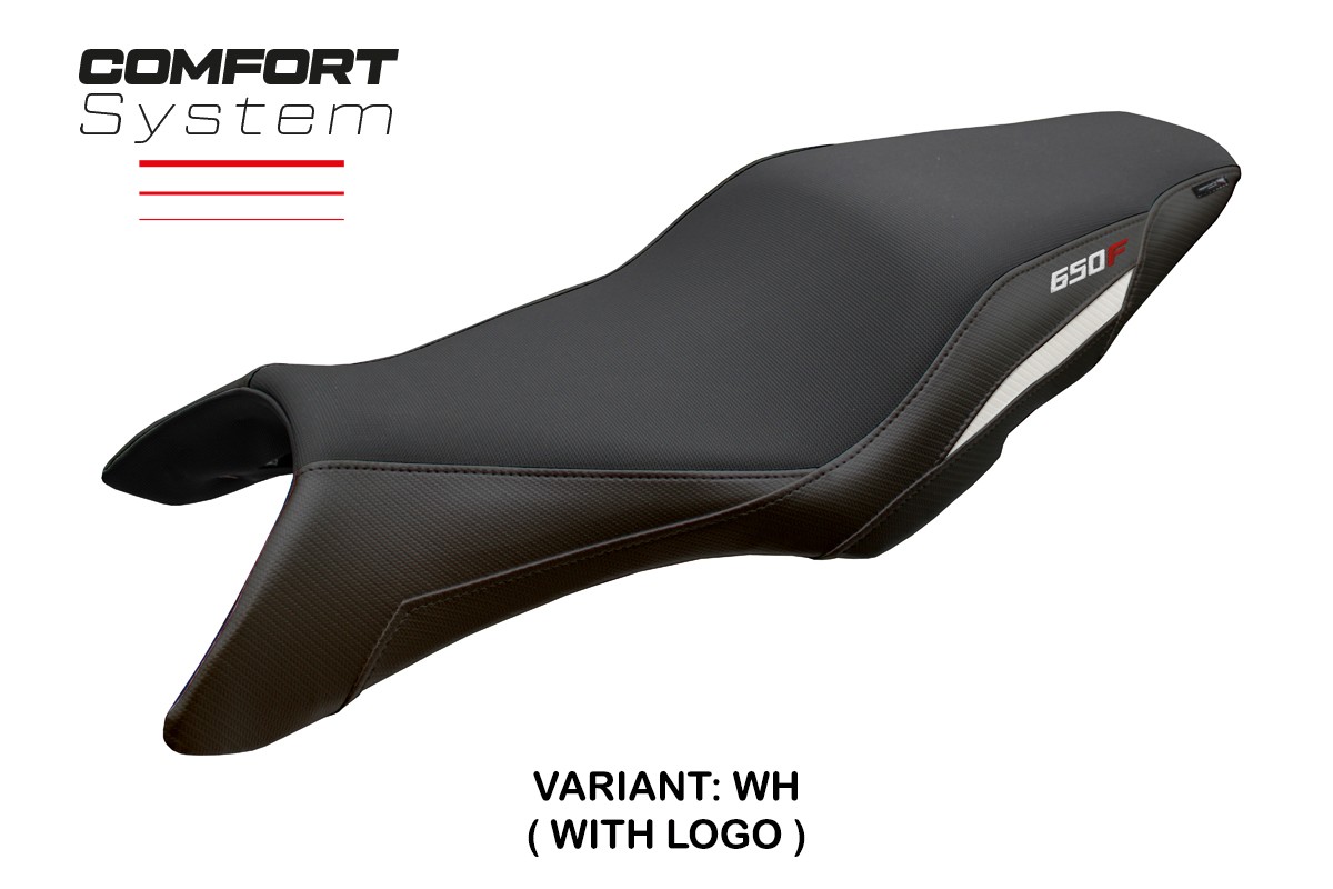 Rivestimento sella TPZ Oita Comfort Logo bianco Honda CB 650 F 2014-2018