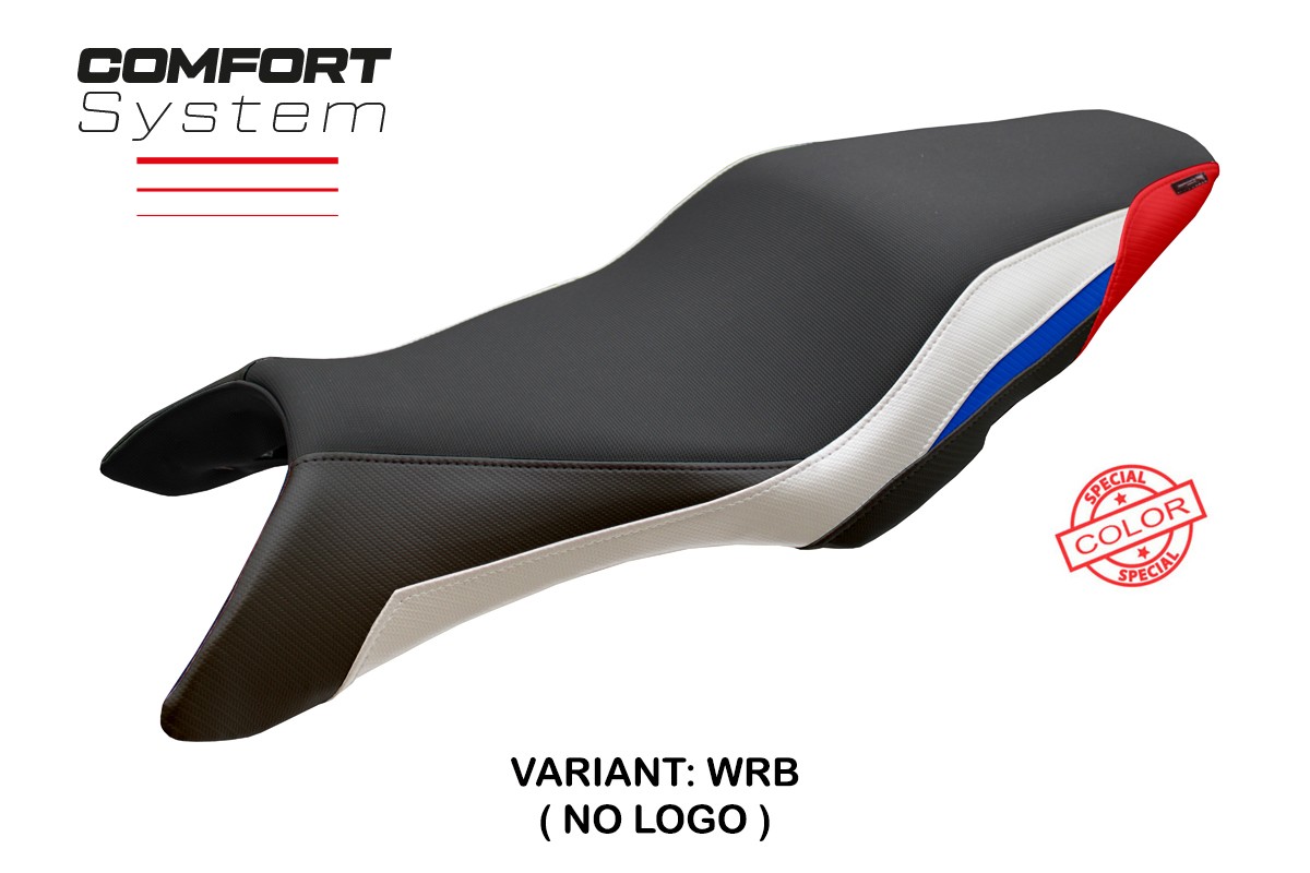 Rivestimento sella TPZ Oita Comfort bianco-rosso-blu Honda CB650F 2014-2018