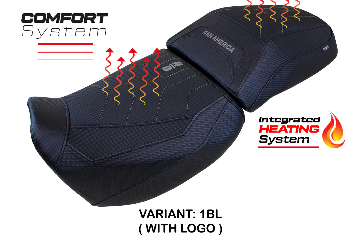 Rivestimento sella riscaldata TPZ Comfort Logo nero Harley Davidson Pan America 2021-2025