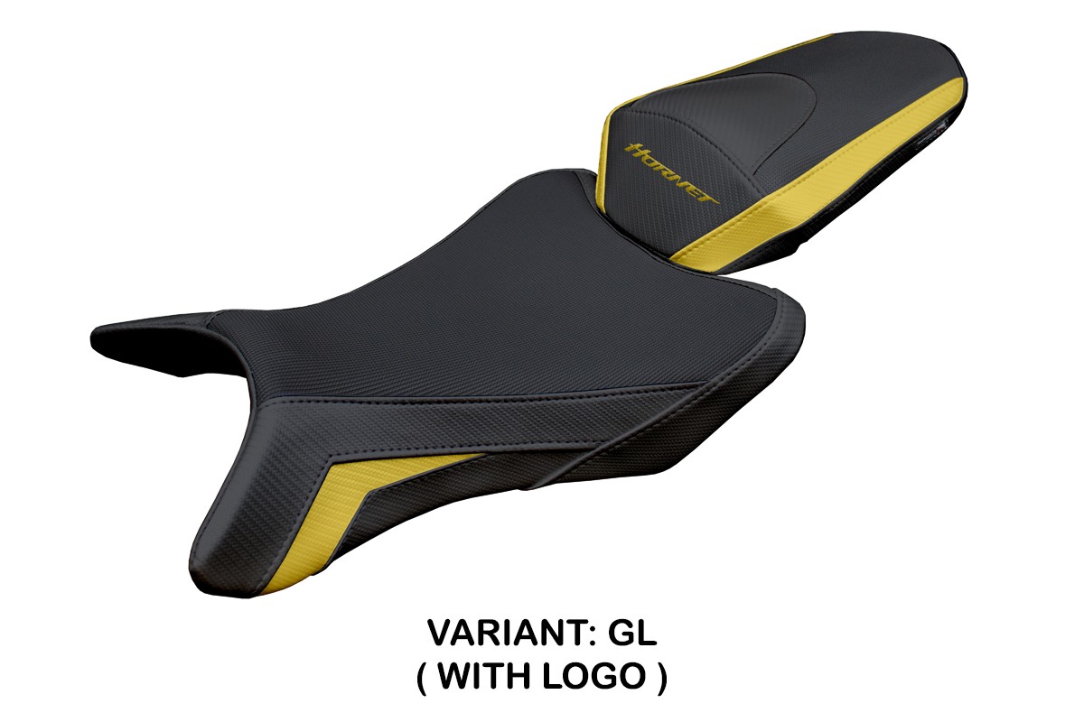 Rivestimento sella TPZ Manuel Logo oro Honda CB1000 Hornet 2025