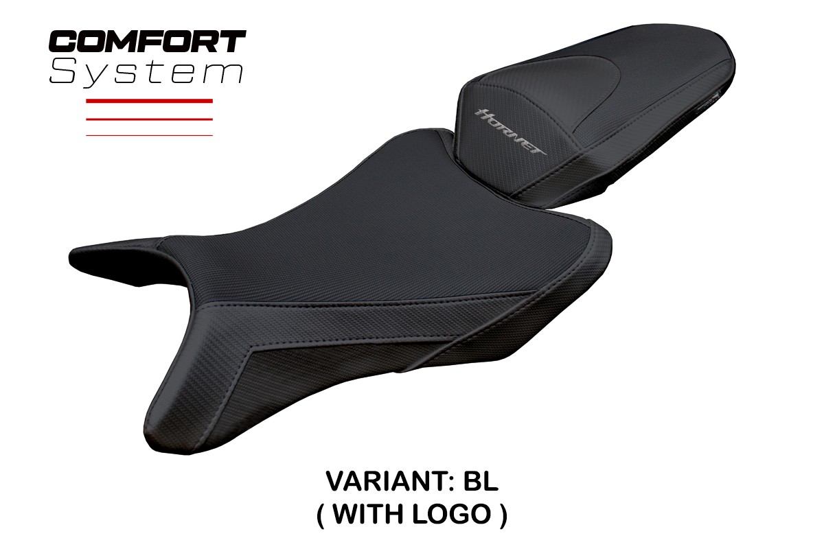 Rivestimento sella TPZ Manuel Comfort Logo nero Honda CB1000 Hornet 2025