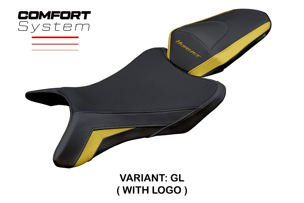Rivestimento sella TPZ Manuel Comfort Logo oro Honda CB1000 Hornet 2025