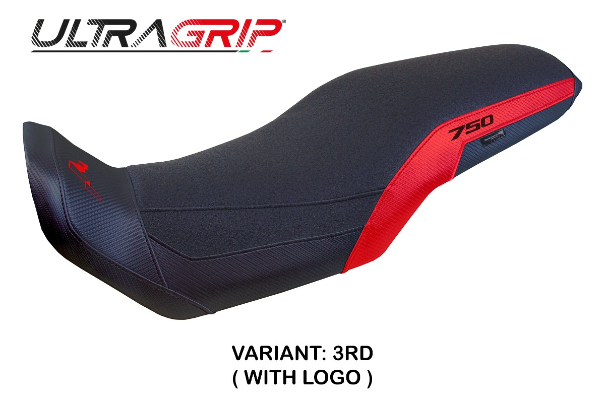 Rivestimento sella TPZ Malmo Ultragrip Logo rosso Honda Transalp 750 2023-2025