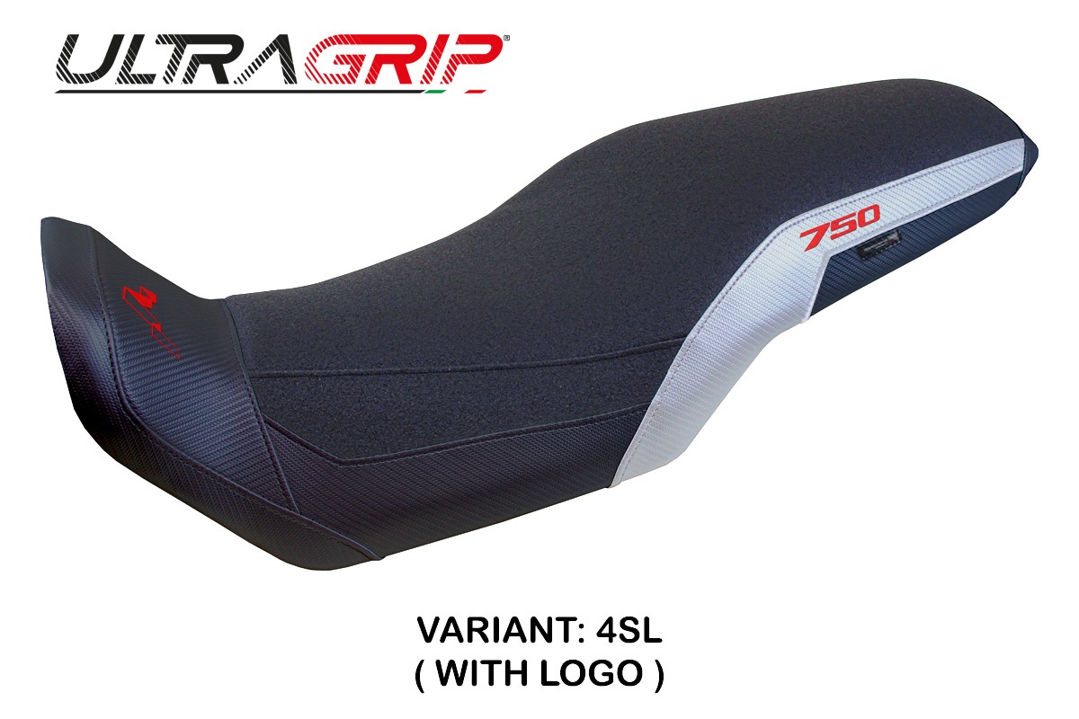 Rivestimento sella TPZ Malmo Ultragrip Logo argento Honda Transalp 750 2023-2025