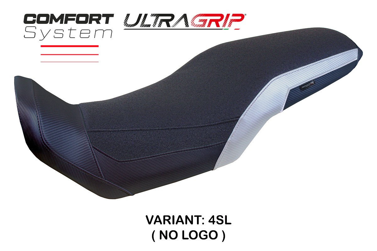 Rivestimento sella TPZ Malmo Comfort Ultragrip argento Honda Transalp 750 2023-2025