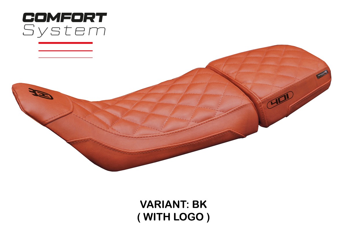 Rivestimento sella TPZ Solna vintage Comfort Logo mattone Husqvarna Svartpilen 401 2018-2023