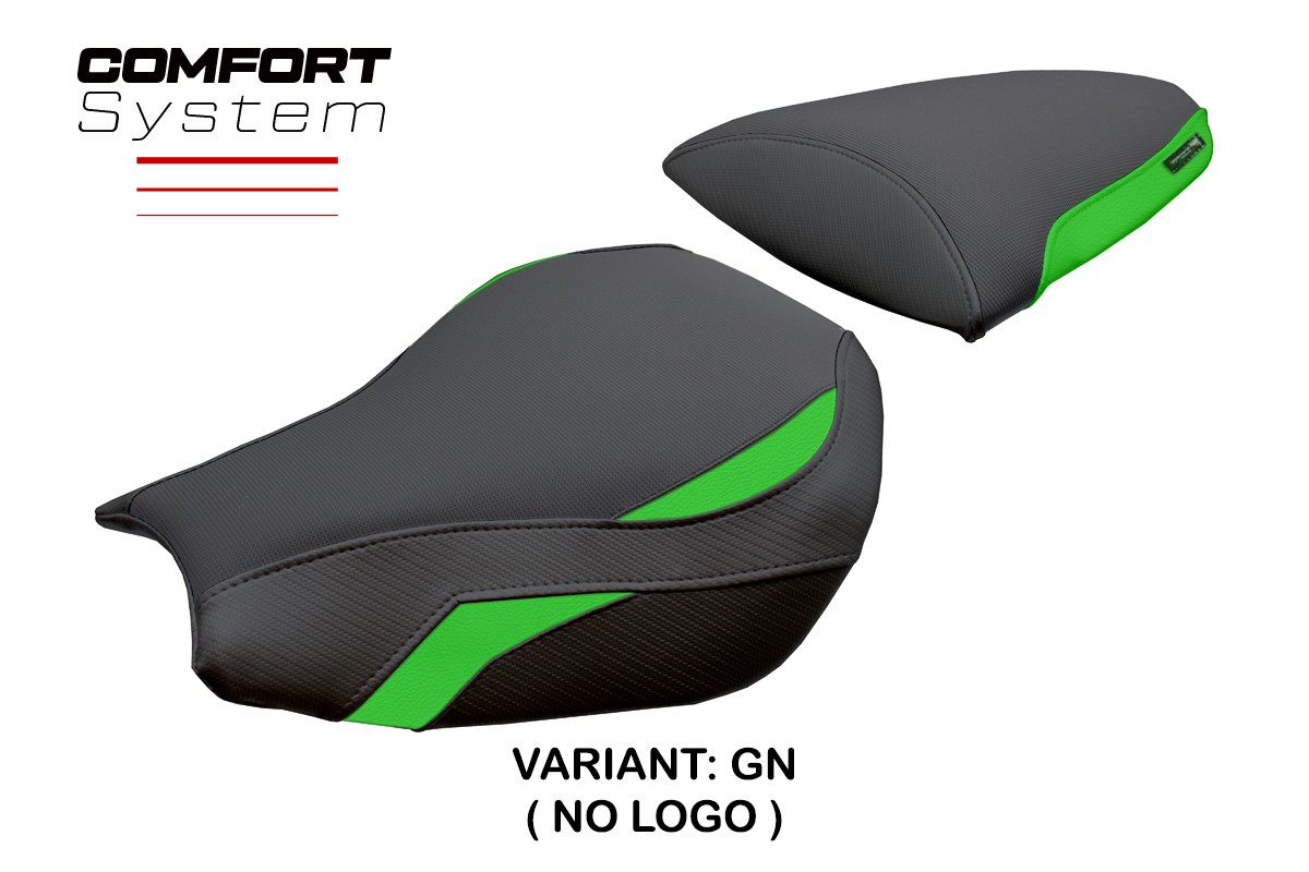Rivestimento sella TPZ Goku Comfort verde Kawasaki ZX10R Ninja 2006-2007