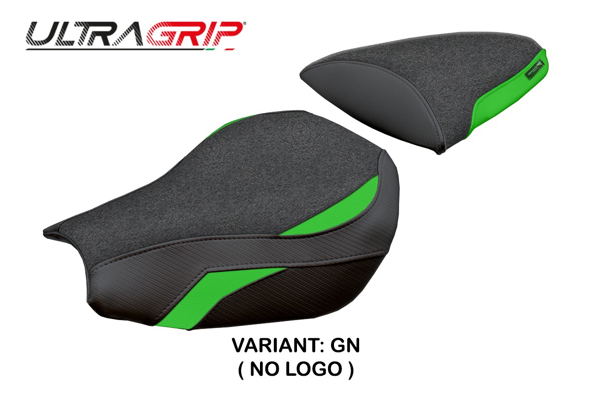 TPZ Goku Ultragrip green Saddle covering Kawasaki ZX10R Ninja 2006-2007