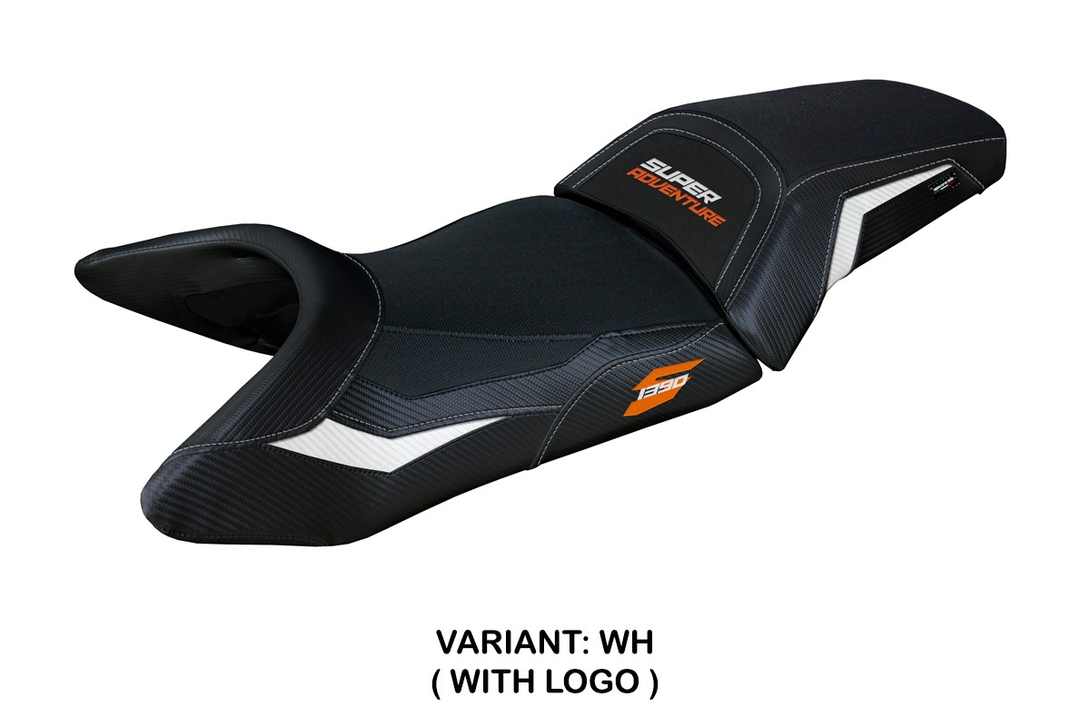 Rivestimento sella TPZ Enns Logo bianco KTM Super Adventure 1390S 2025