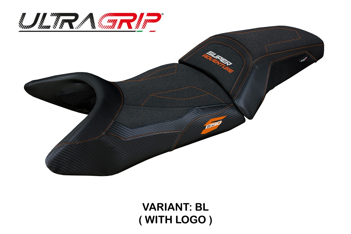 Rivestimento sella TPZ Enns Ultragrip Logo nero KTM Super Adventure 1390S 2025
