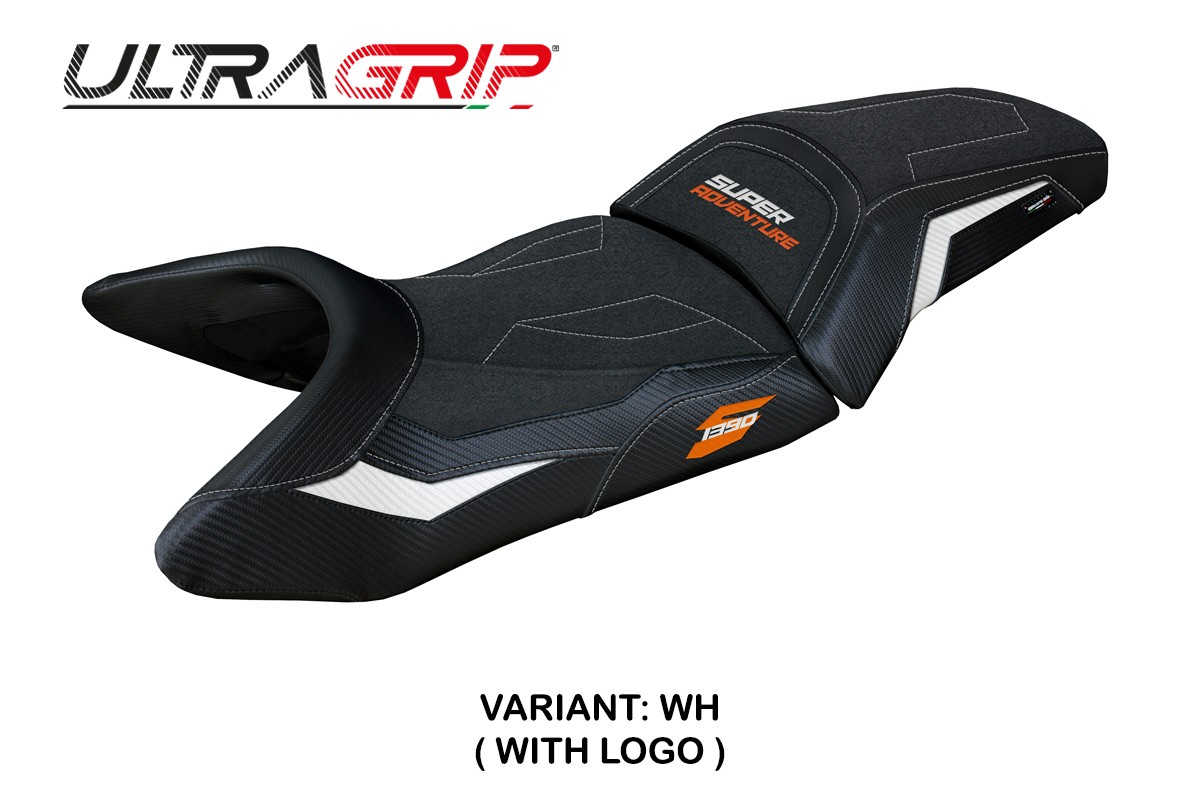 Rivestimento sella TPZ Enns Ultragrip Logo bianco KTM Super Adventure 1390S 2025