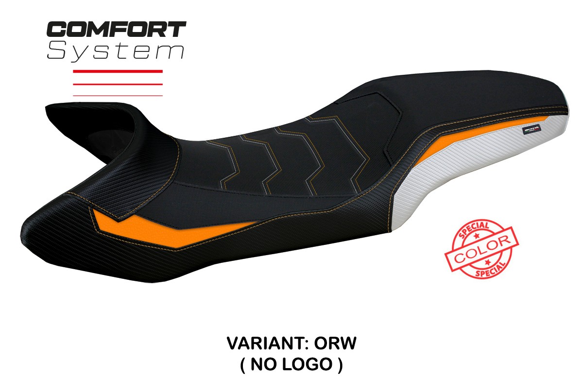 Rivestimento sella TPZ Steyr Comfort arancio-bianco KTM Super Adventure 1390R 2025
